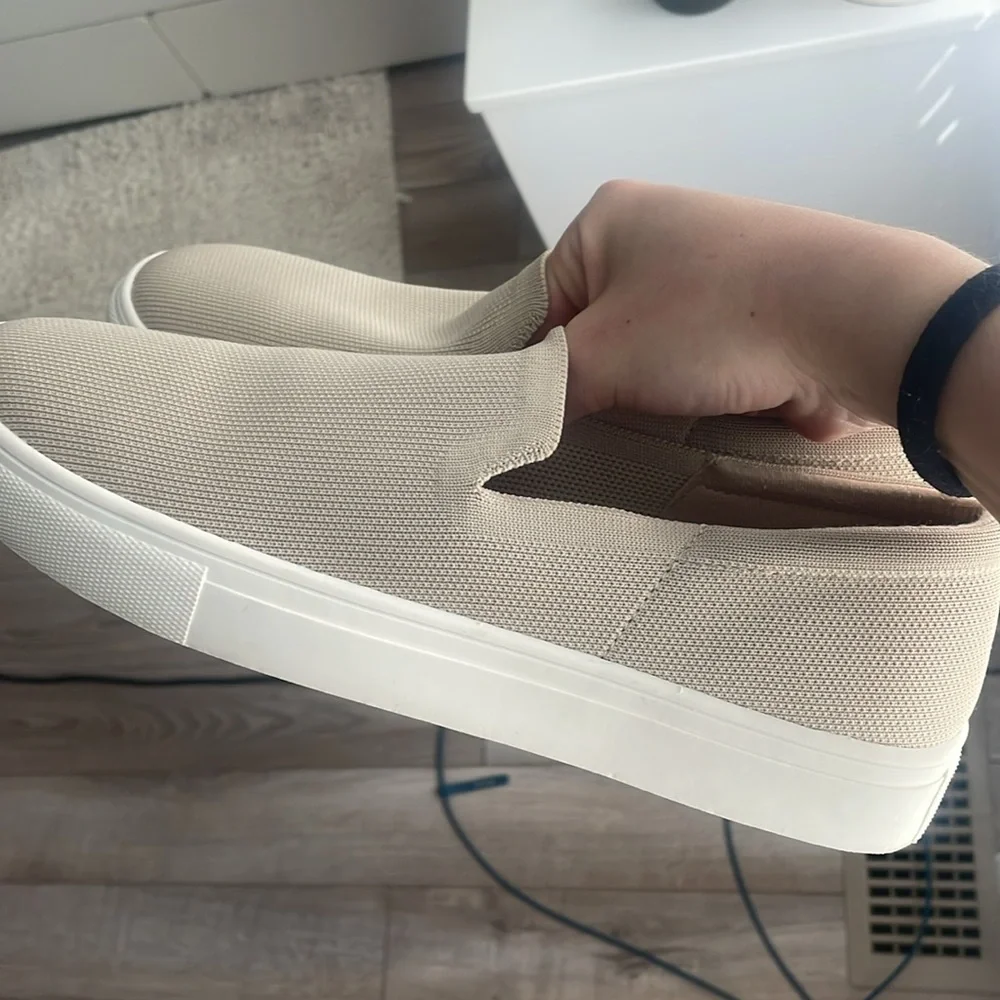 Old Navy Beige Slip-On Sneakers - Picture 5 of 8